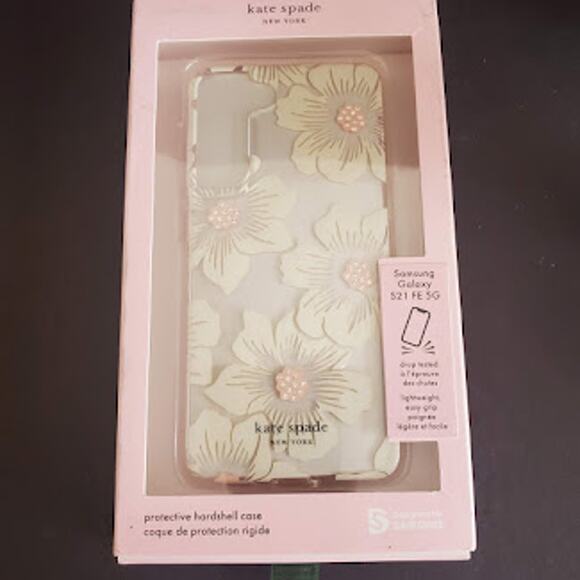 Kate Spade Hollyhock Protective Hard Shell Case for Samsung Galaxy S21 Ultra 5G - Picture 4 of 7
